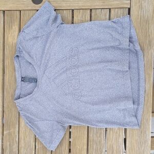 Adidas logo short sleeve boxy crop top size 4 to 6